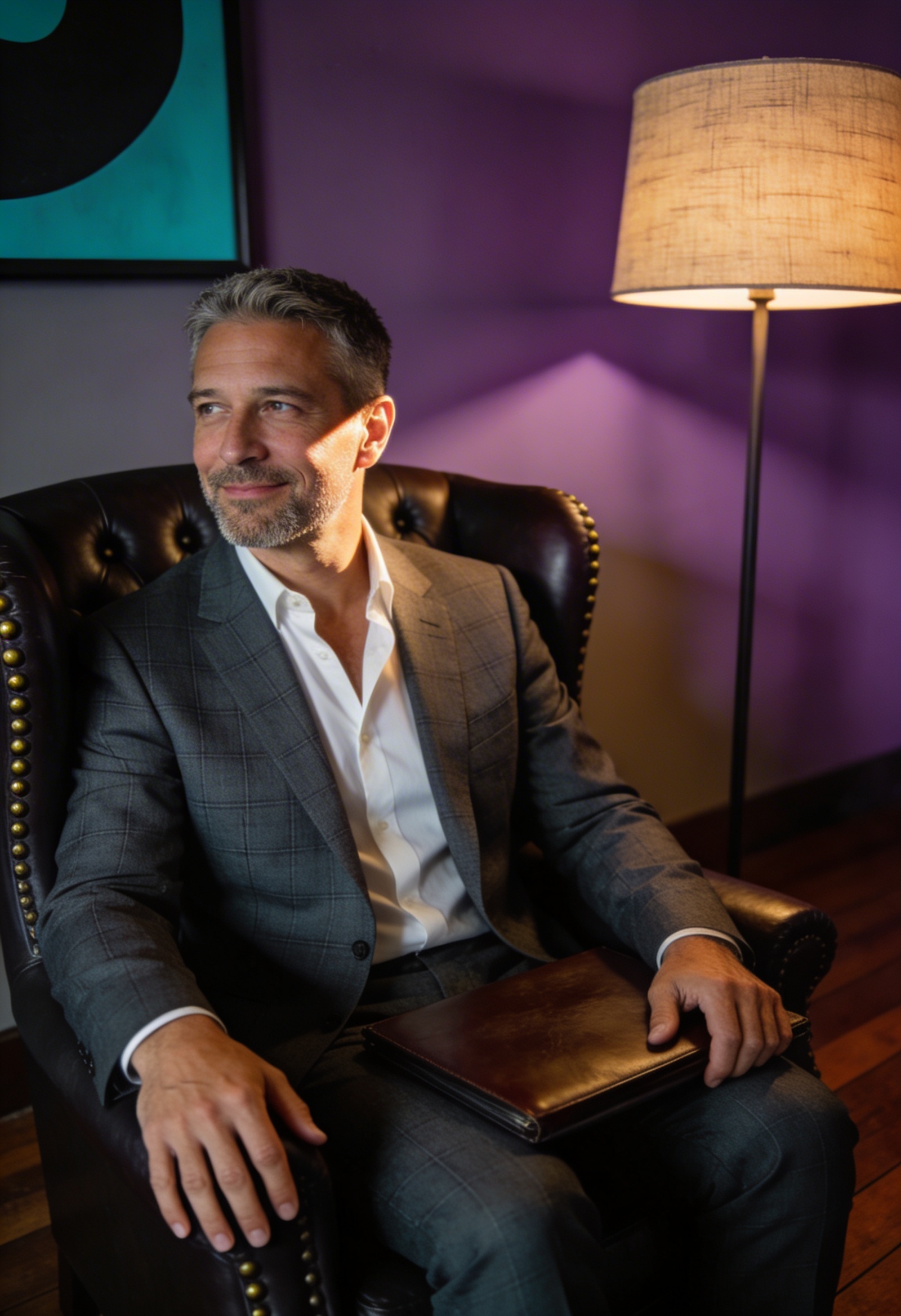 Kidemli erkek strateji direktoru portresi